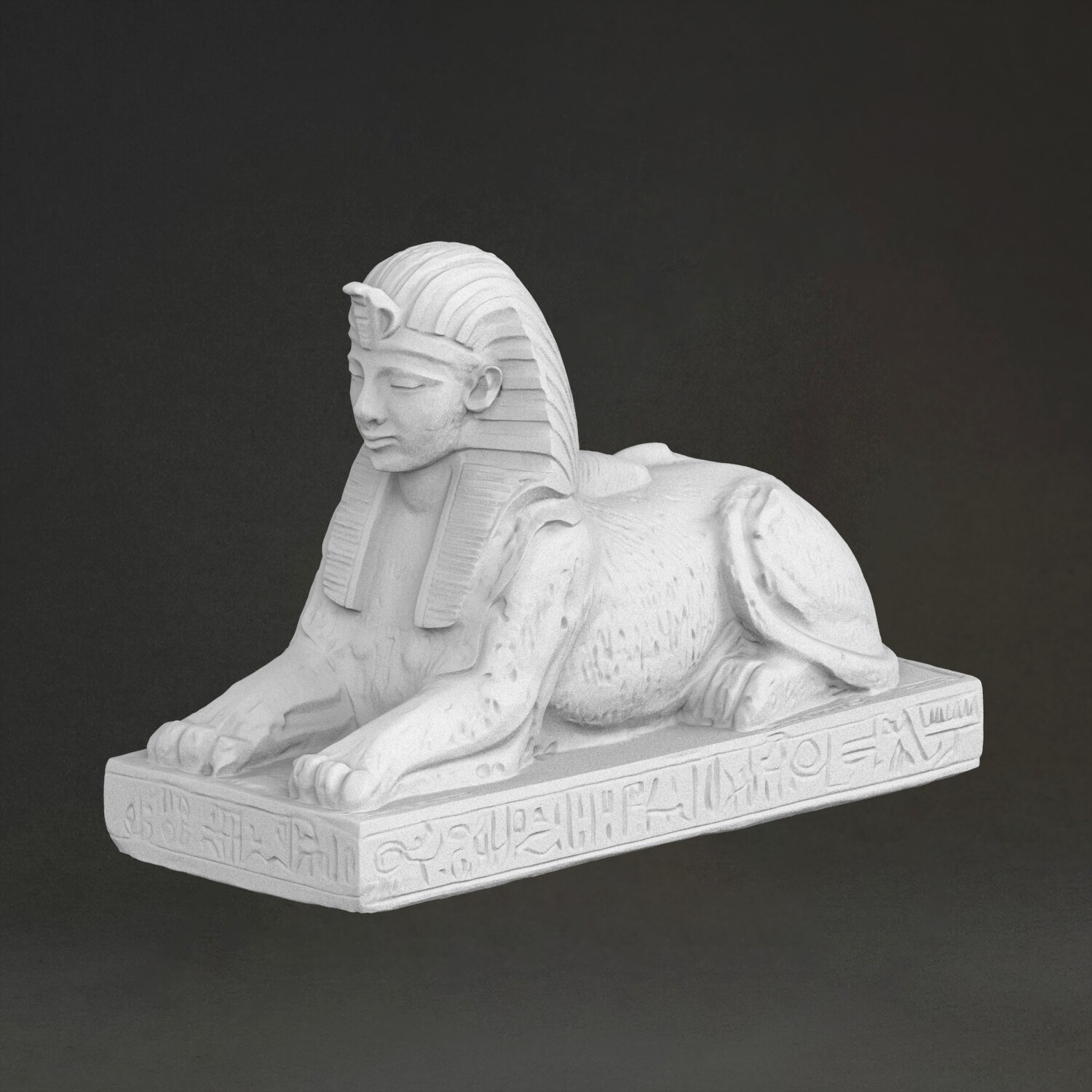 3D Printing Resin - Escultura de esfinge, resina impresa en