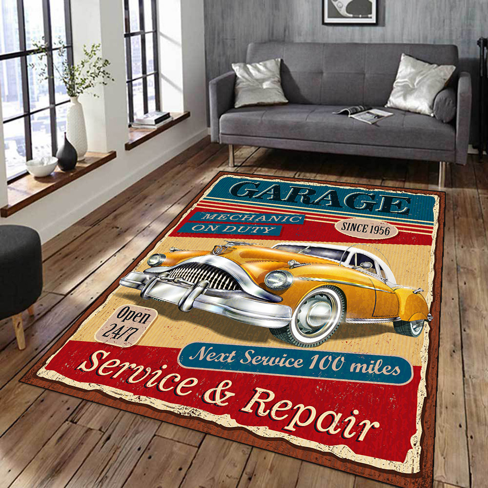 3D Printing Tablet - Alfombra con póster de coche y