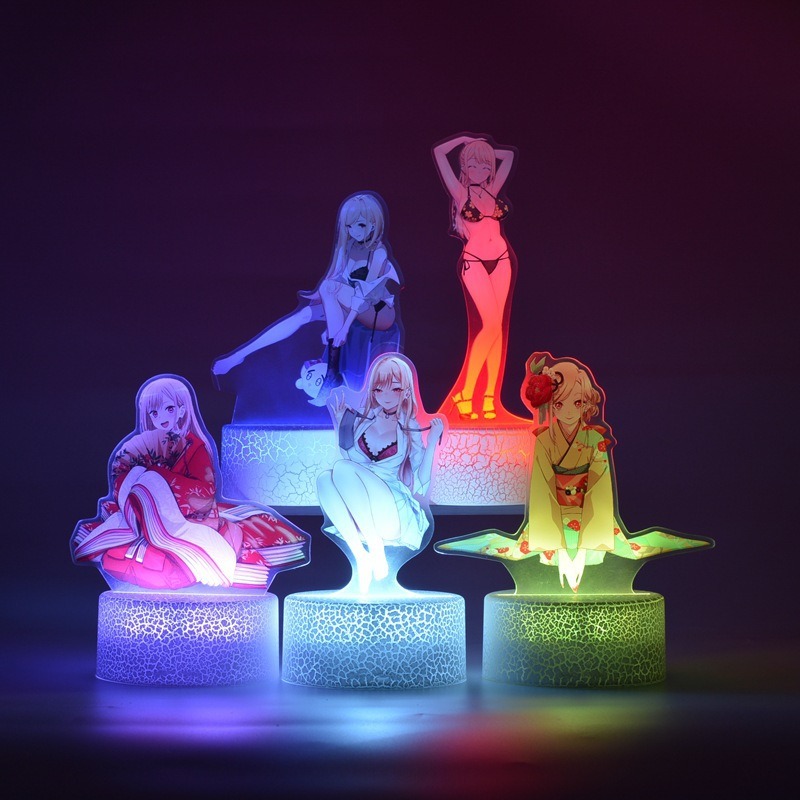 3D Printing Character - Lámpara Nocturna Kawaii Anime My Dress