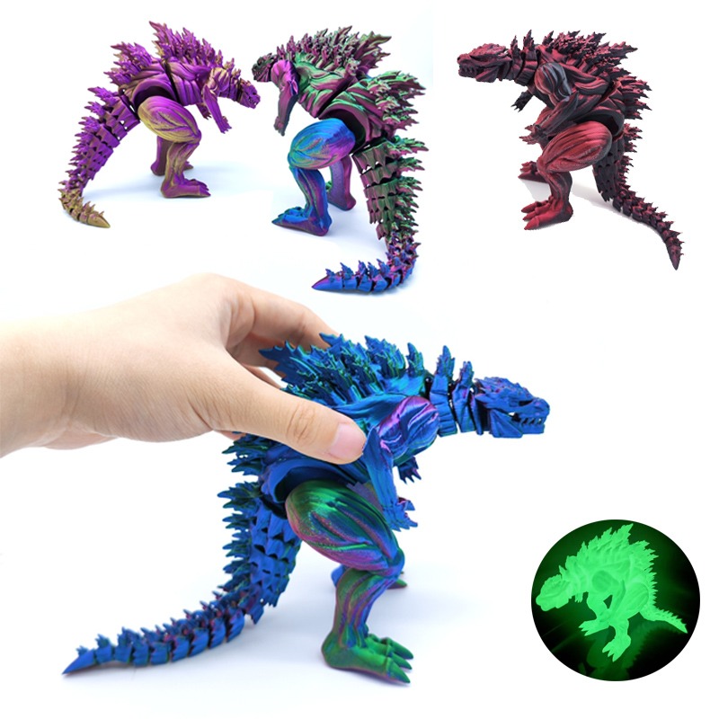3D Printing Joints - Figura de Acción de Dinosaurio Musculoso
