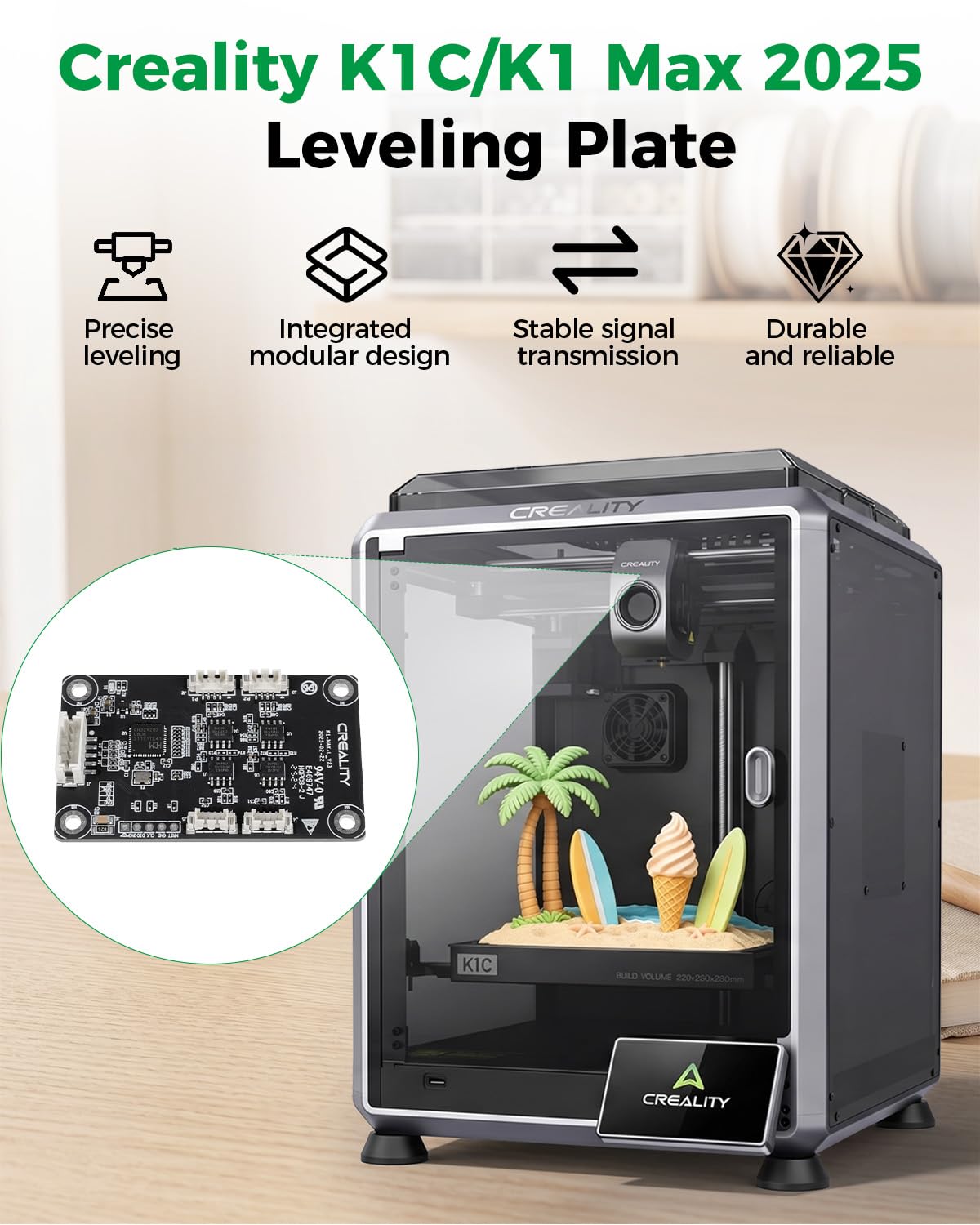 Placa de Nivelación Oficial Cr - 3D Printing Output reseña y precio