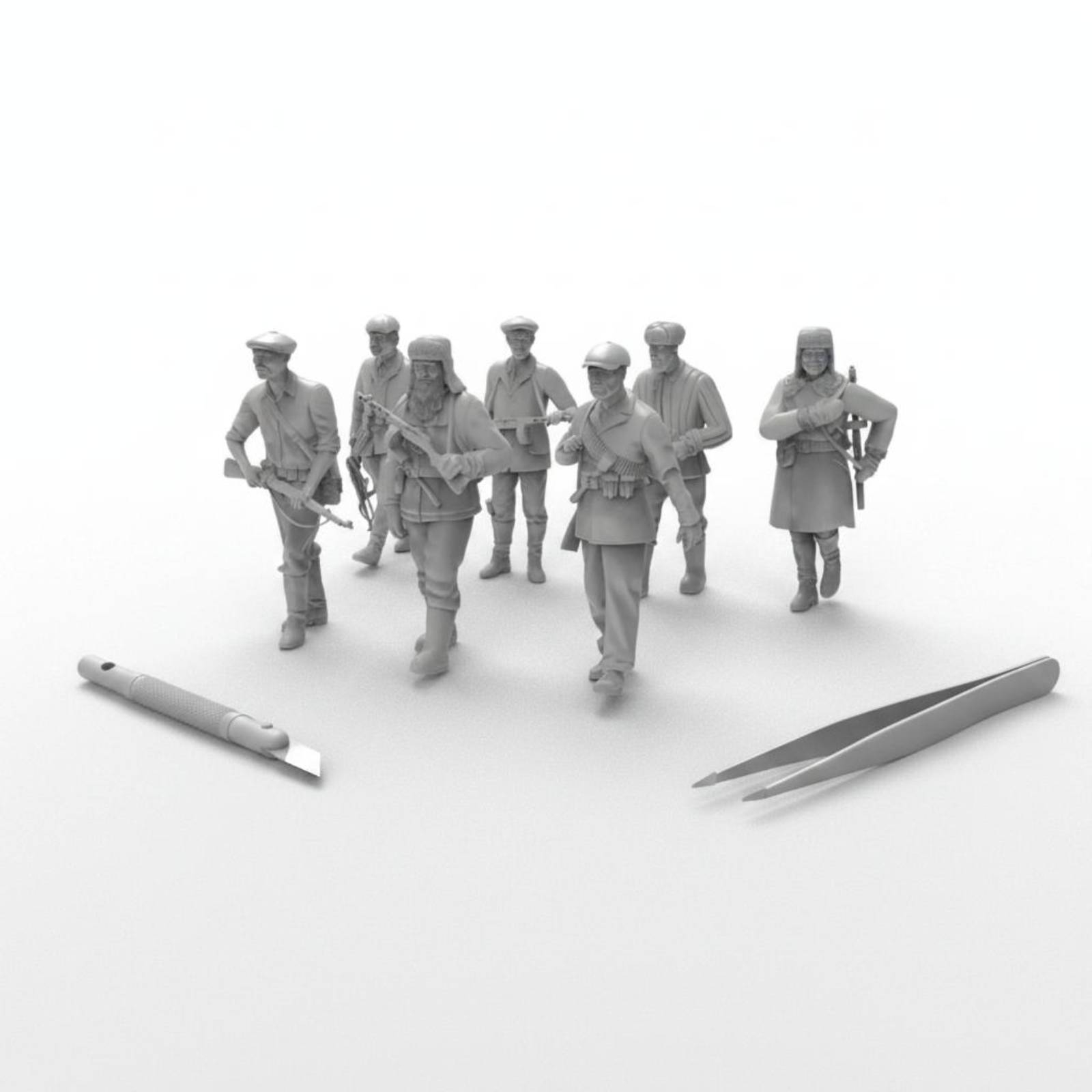 Figuras de soldados de la Segu - 3D Printing Resin reseña y precio