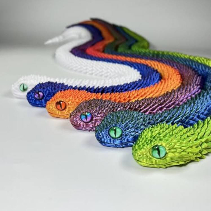 Nueva serpiente impresa en 3D  - 3D Printing Joints reseña y precio